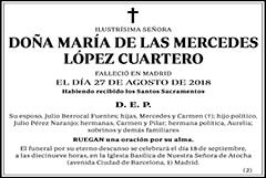 María de las Mercedes López Cuartero
